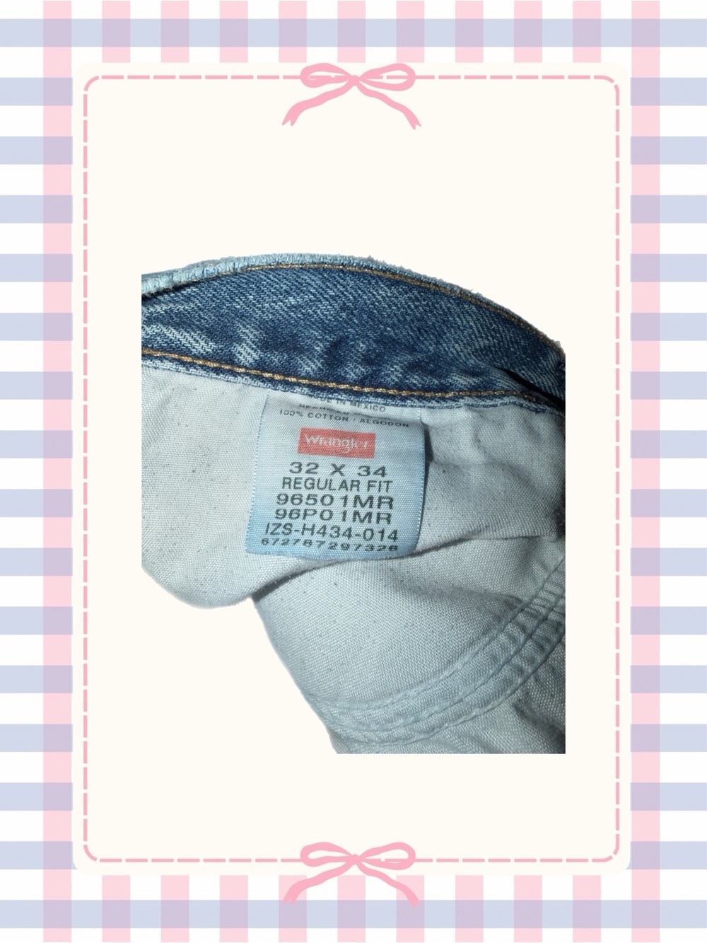 Vintage Light Wash Wrangler Jeans - Picture 4 of 7
